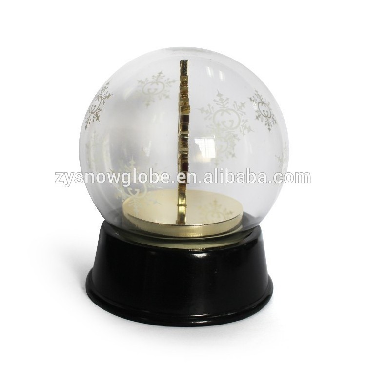 Hot sale empty clear glass snow globe kit