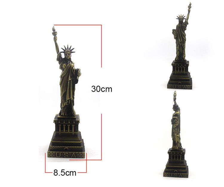 antique resin statue of liberty figure statue