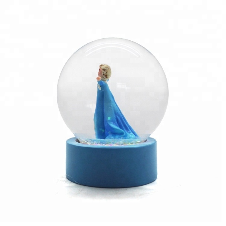 custom figurine Dancing queen snow globe home decor sculpture Christmas snow globe