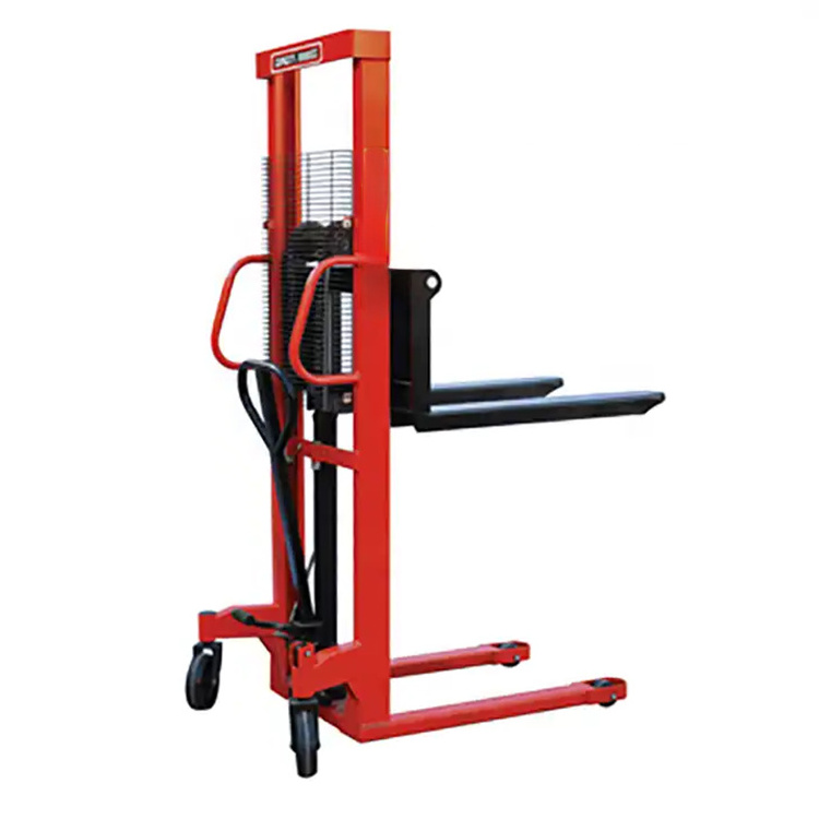 Safe and Strong Hydraulic Manual Stacker Forklift 2 Ton 1.6M Hand Pallet Truck Stacker