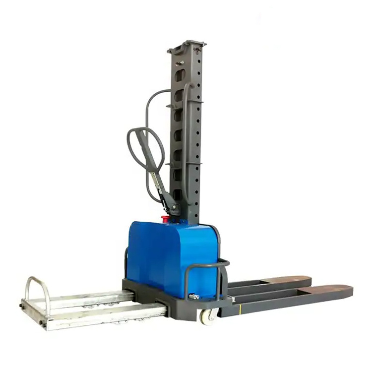 Best selling portable design electric power 1t 2t pallet stacker truck mounted forklift