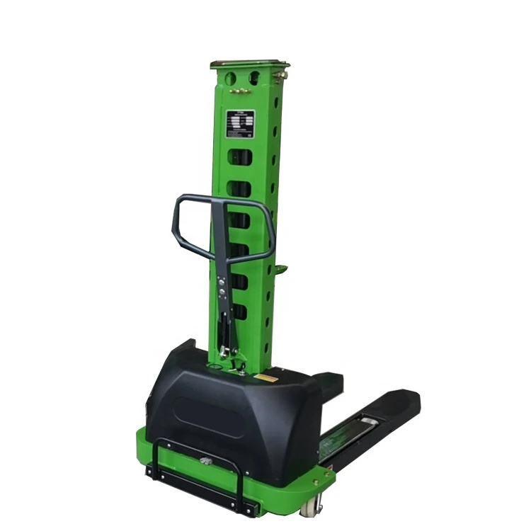 Best selling portable design electric power 1t 2t pallet stacker truck mounted forklift