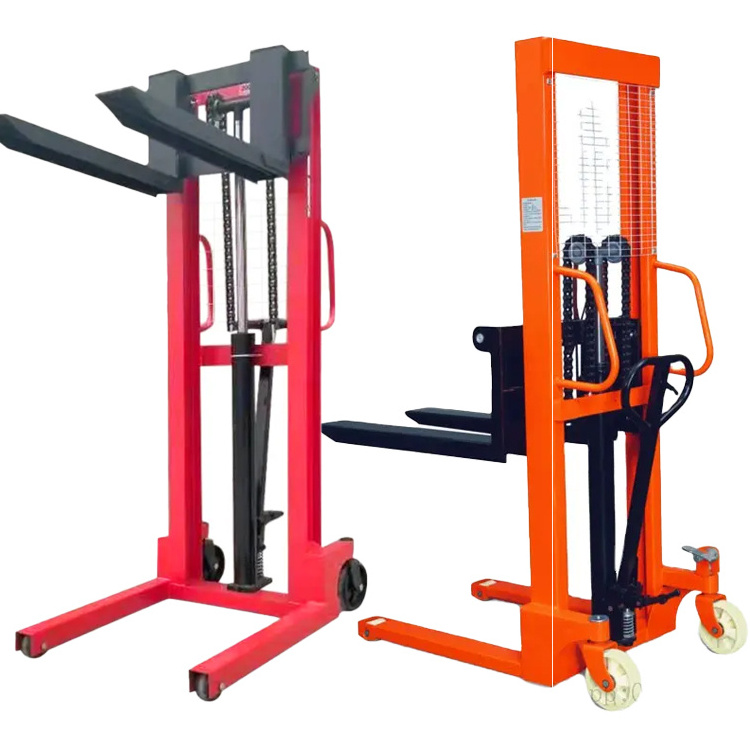 Safe and Strong Hydraulic Manual Stacker Forklift 2 Ton 1.6M Hand Pallet Truck Stacker