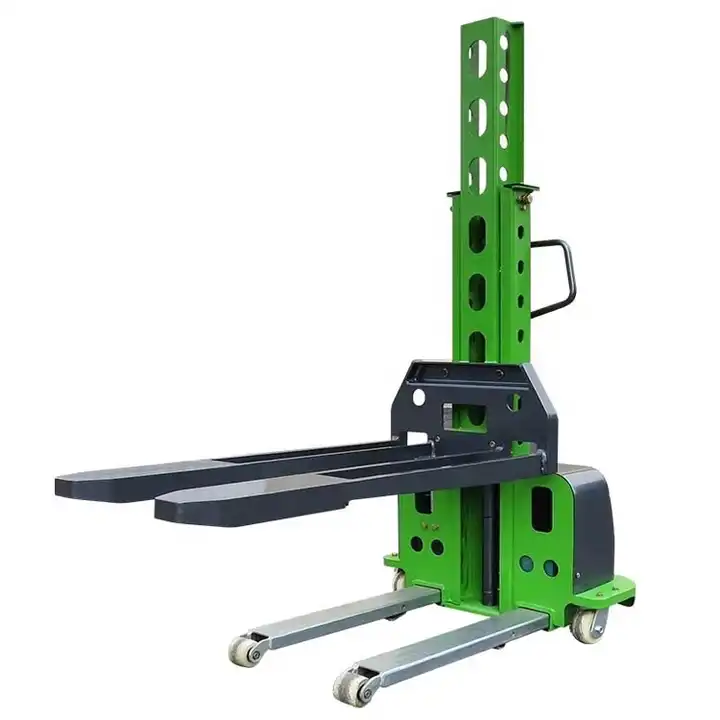 Best selling portable design electric power 1t 2t pallet stacker truck mounted forklift