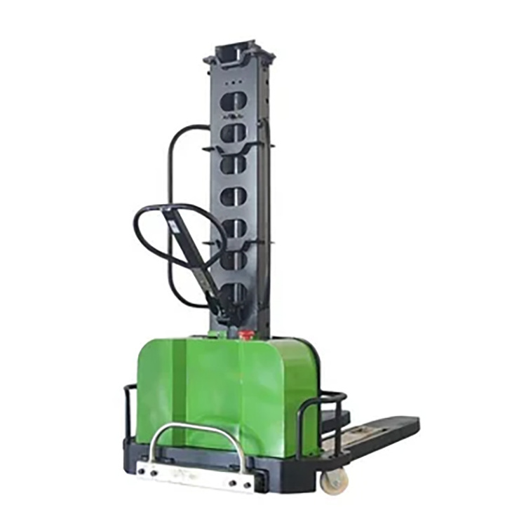 Best selling portable design electric power 1t 2t pallet stacker truck mounted forklift