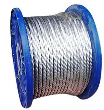 ASTM Standard 5/8''  6x19 wire rope  ungalvanized and galvanized stocks steel cables