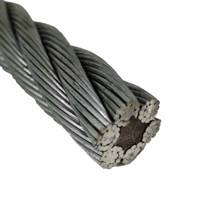 ASTM Standard 5/8''  6x19 wire rope  ungalvanized and galvanized stocks steel cables