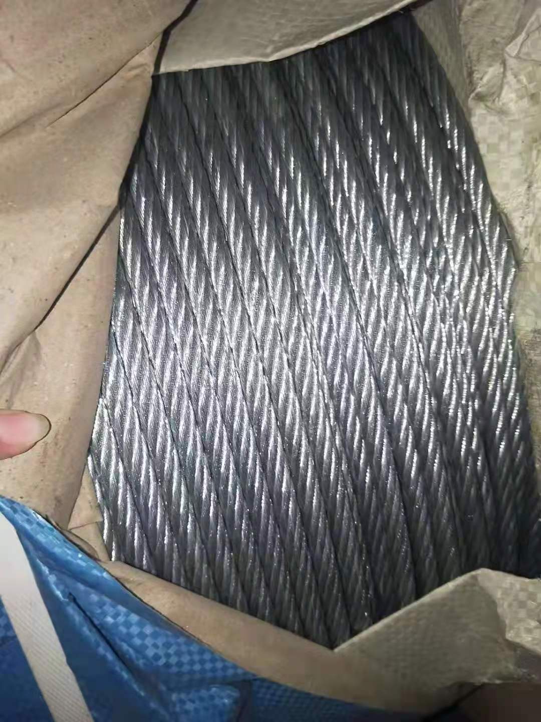 7x19 Galvanized steel Cable 12mm steel Wire Rope