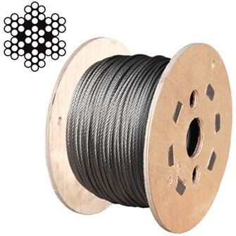 Stock on sale Competitive Price Wire Rope 6x36 6x37 for construction and industrial ungalvanized/galvanized steel rope