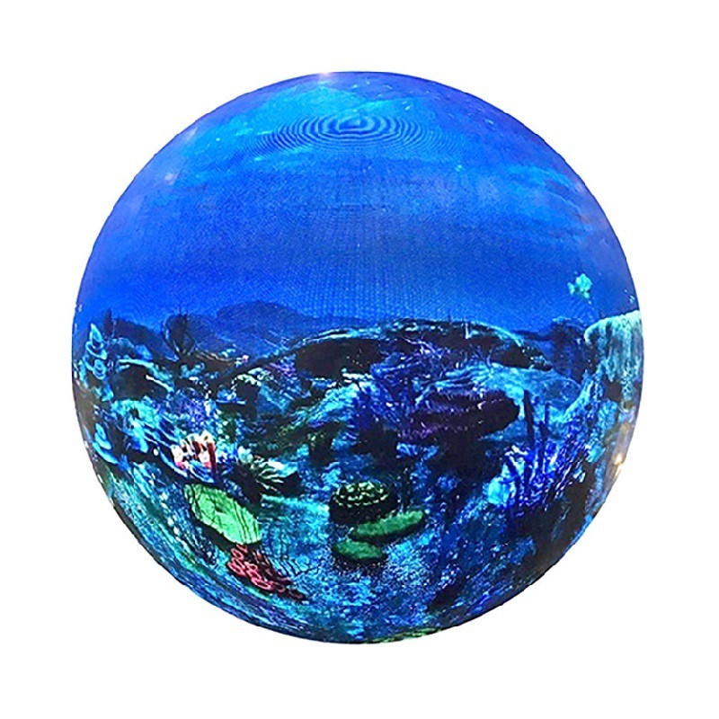 Custom Globe Shape Sphere Screen P1.5 P2 P3 P4 P5 P6 LED Ball Screen 3D Spherical LED Display