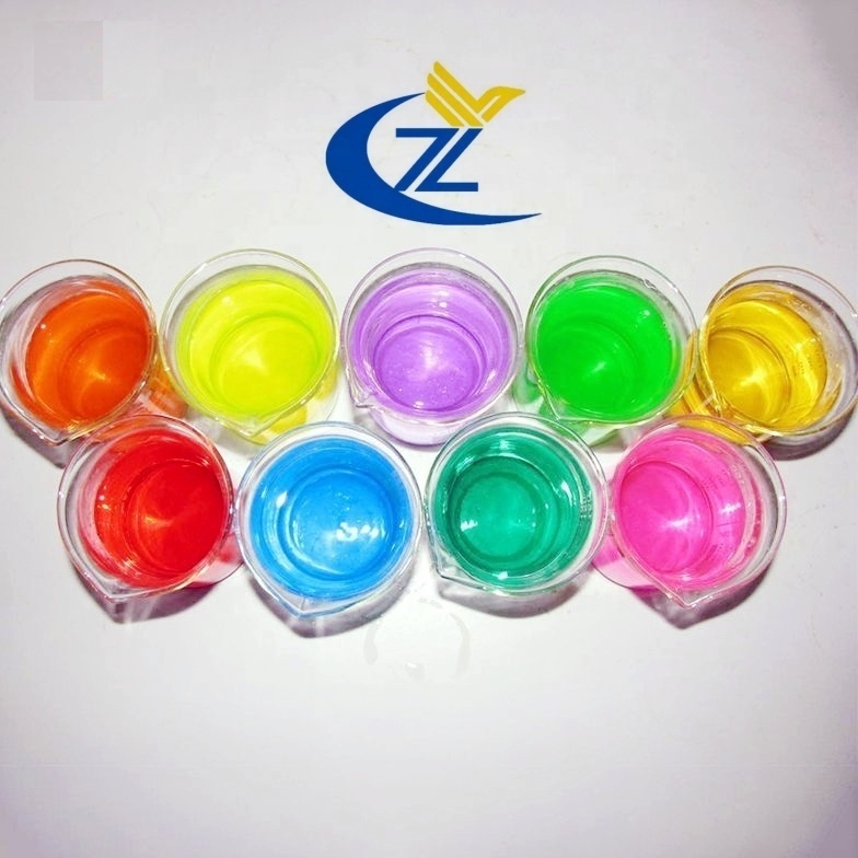 Fluorescent green yellow blue red coolant  water soluble fluorescent dye for coolant industry