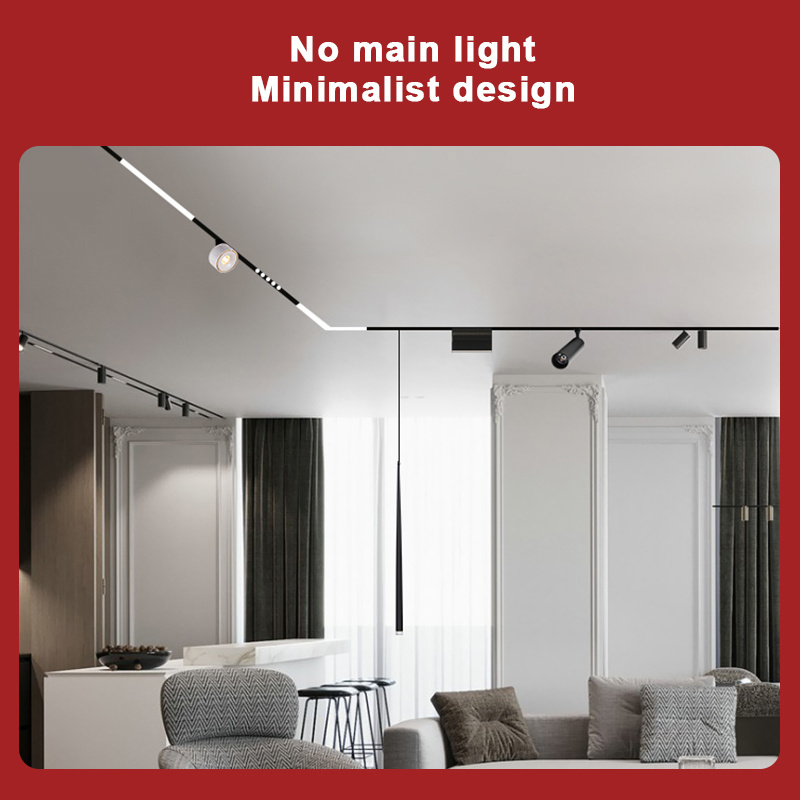 Led Embedded Borderless Nordic Home Living Room Without Main Light ...
