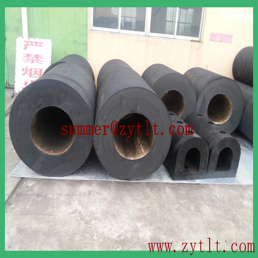 Hot sale cylindrical rubber fenders buoy chain  for marine