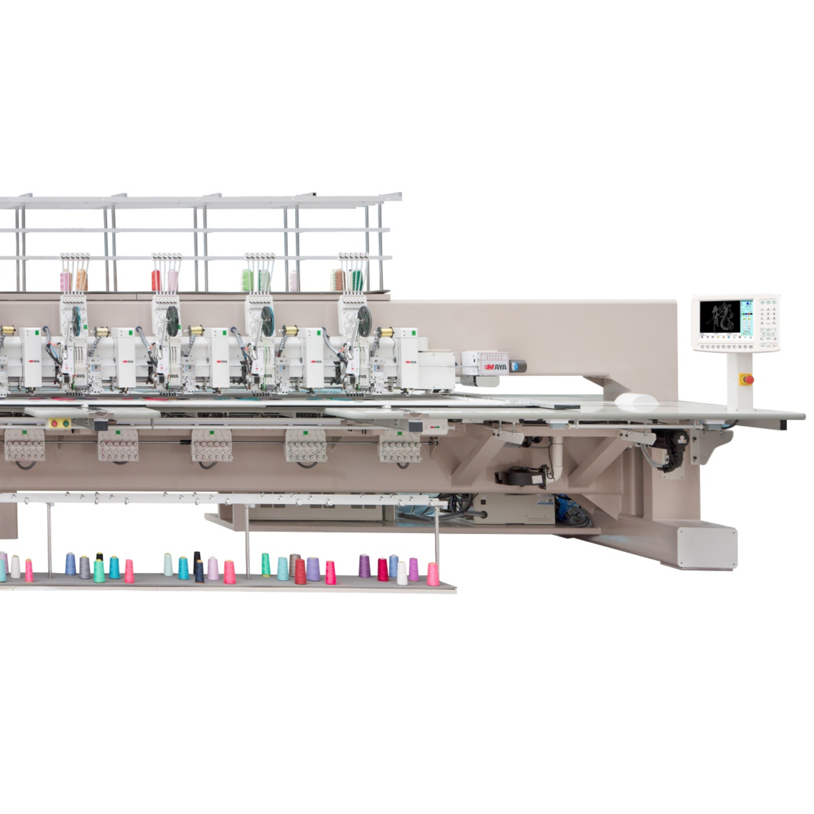 Industrial Computerized Embroidery Machine 15 Needle 12Heads 24 Head Chenille Hat T Shirt Embroidery Machine For Sale