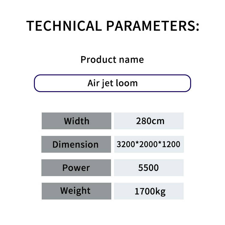 Provide air jet loom in china like 205 tai sulzer ha-n rifa rfja30 nissan vanbelt 3vx670 for air jet loom weaving machine