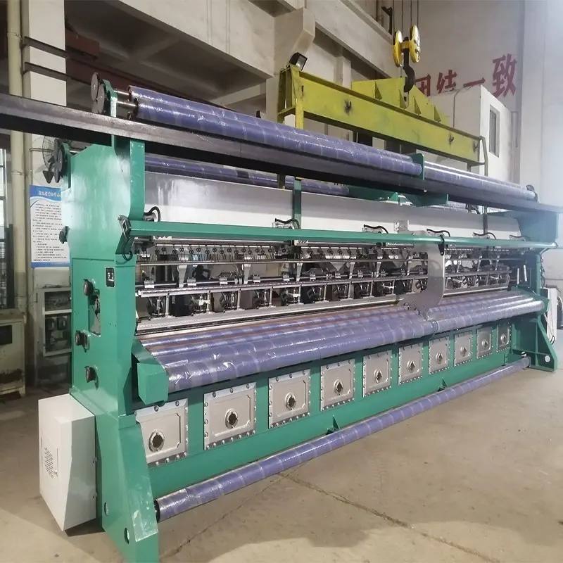 Factory price new terry jacquard warp knitting machine provide parts for terry towel warp knitting machine