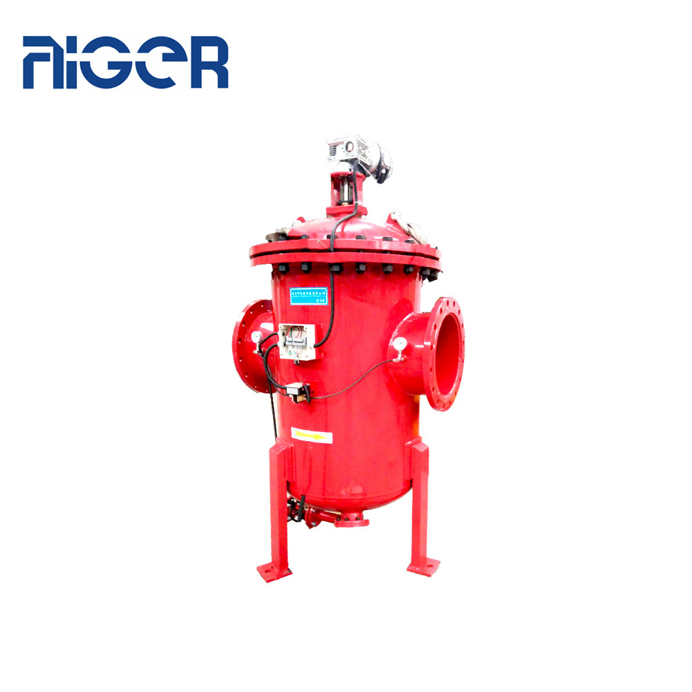 Aiger Preprocessing automatic lake water filter for irrigation self cleaning filter