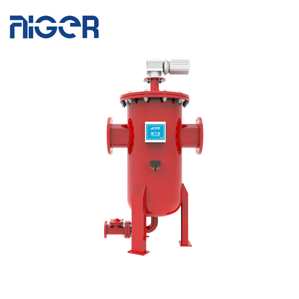 Aiger Preprocessing automatic lake water filter for irrigation self cleaning filter