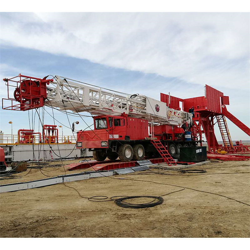 High-quality oil and energy field oilfield workover XJ450 vehicle-mounted drilling rig