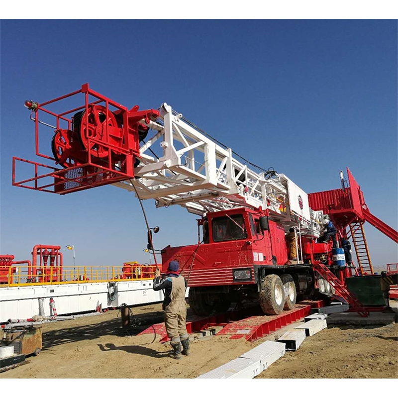 High-quality oil and energy field oilfield workover XJ450 vehicle-mounted drilling rig