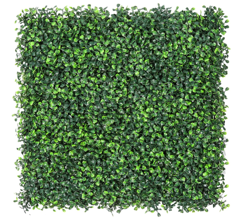 Artificial Boxwood Panels Topiary Hedge Plant Privacy Hedge Screen Sun Protected Suitable for Outdoor Indoor Garden Fence