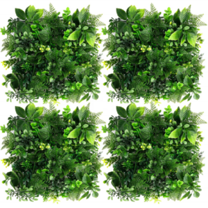 Greenery Wall Panels  Artificial Grass Wall Panels Plant Wall Decoration Boxwood Hedge Panels for Garden