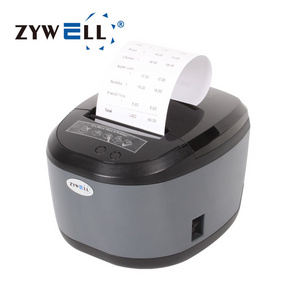 OEM 80mm thermal receipt printer in store ZYWELL images notes bill inkless printer