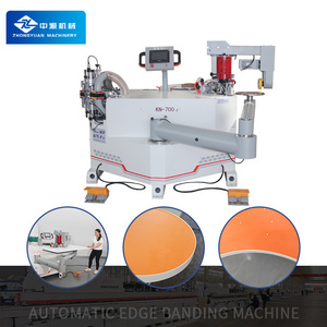 KN 700 3 kdt high speed rocker arm manual melamine plywood curve edge bander edge banding machine automatic pur glue