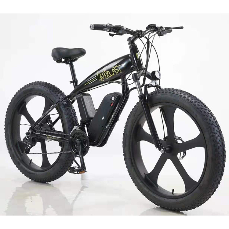 2023 cheap CE Ebike big tires Fat Bike 1000w 48v e bike Aluminum Alloy electric mountain bike 26 Inch Beach Cruiser Fatbike