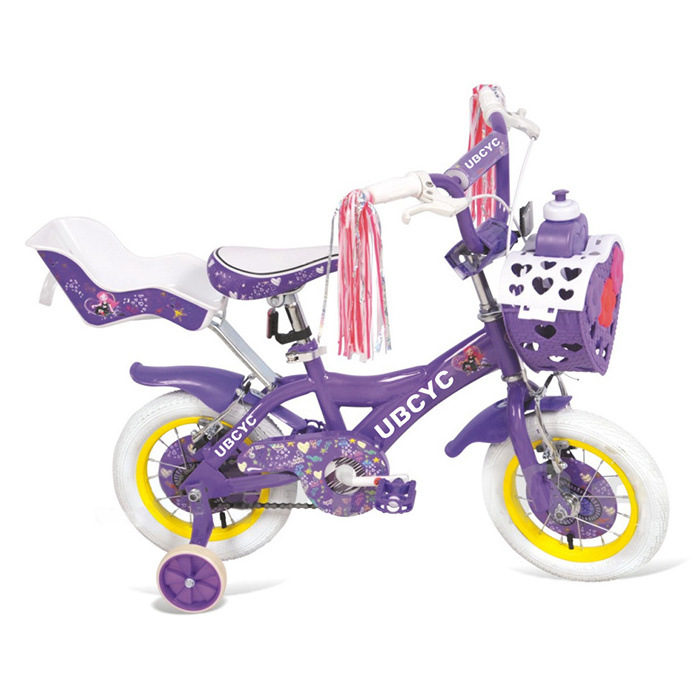 Kids Bicycle 3-6 Years Old Children Walker Bike 12 Inch Riding Bicycle With Auxiliary Wheel Height Adjustable Kids Bicycle Bike