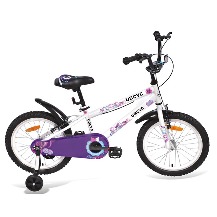 16inch Hot sale Kids bicycle children bike 3-8 year kids bike with training wheel and basket 12'' 14'' 16