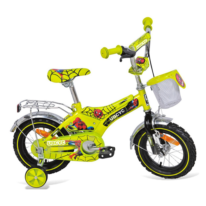 16inch Hot sale Kids bicycle children bike 3-8 year kids bike with training wheel and basket 12'' 14'' 16