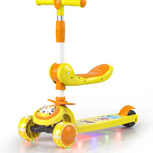 OEM Wholesale high quality baby toys with LED lights children boys rocking car music baby swing car twister scooter for sale