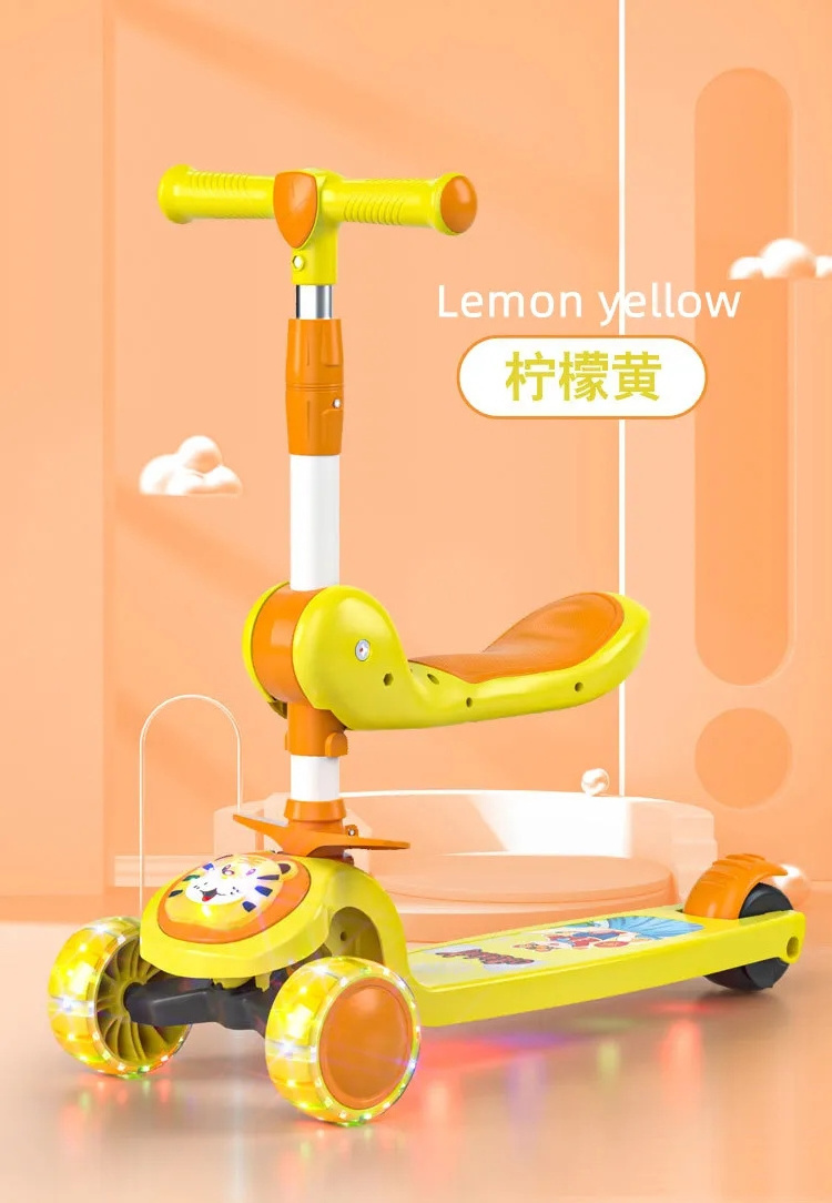 OEM Wholesale high quality baby toys with LED lights children boys rocking car music baby swing car twister scooter for sale