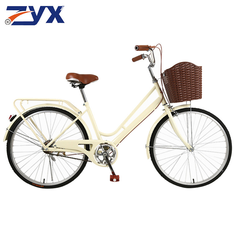 China Made 24 Inch Cheap Wholesale Steel Retro Road Bike/City Bicycle/Cheap Bicycles for Sale