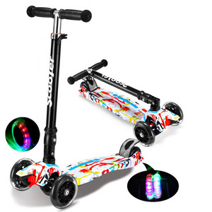 Wholesale price kick scooter for kids/ music  and light foot scooter for children / kid scooters 2 in 1