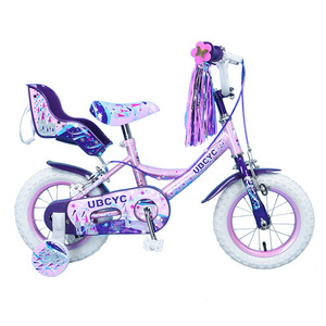 Kids Bicycle 3-6 Years Old Children Walker Bike 12 Inch Riding Bicycle With Auxiliary Wheel Height Adjustable Kids Bicycle Bike