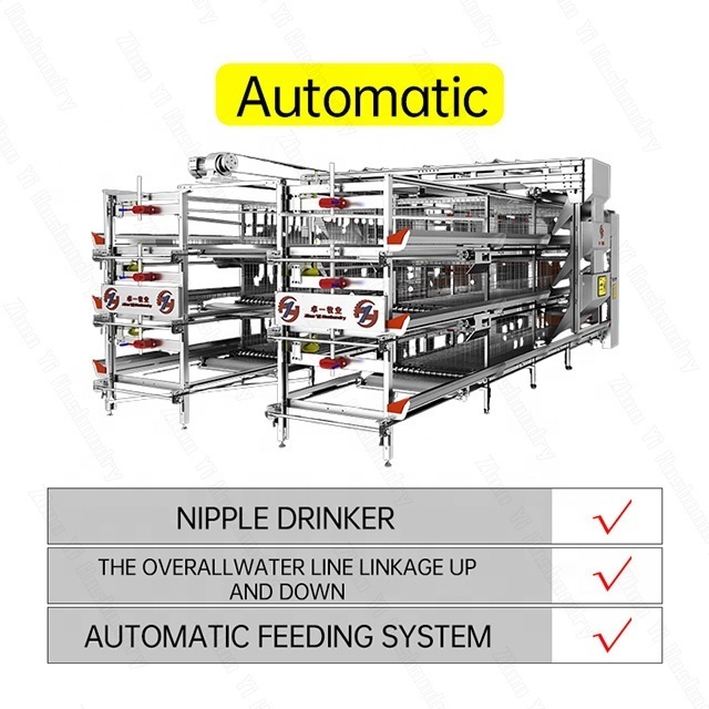 Affordable price hot-sale product Made of vinyl broiler chicken cage farming equipment chicken coop