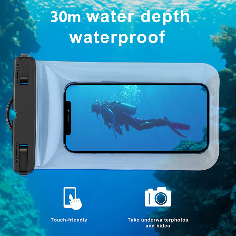 Outdoor waterproof phone case Universal Waterproof Phone Pouch Dry Bag Pvc Mobile Phone Waterproof Bag For Travel Swimming