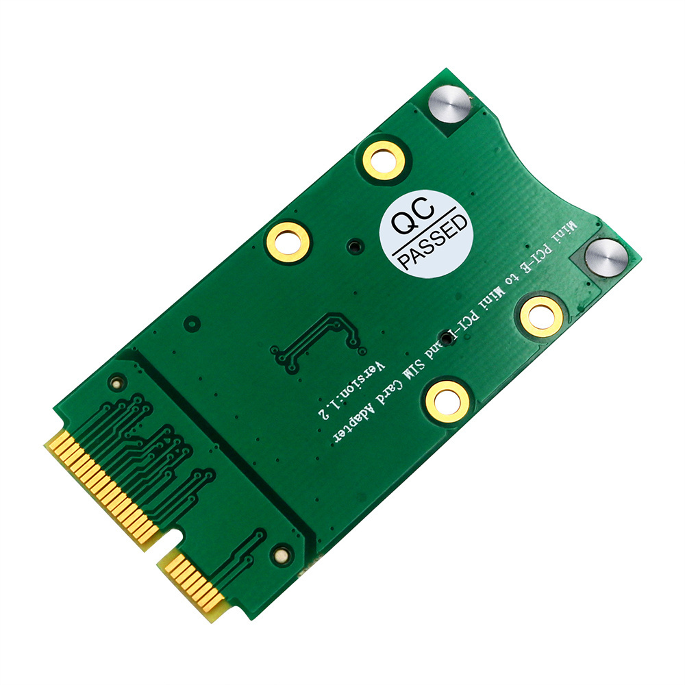 Mini PCI-E Adapter with SIM Card Slot for 3G/4G ,WWAN LTE ,GPS card