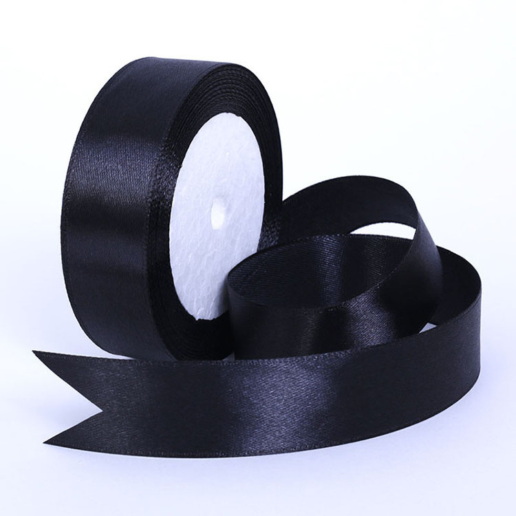 Wholesale Colorful  4cm satin ribbon polyester ribbon