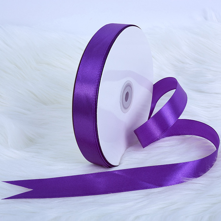 Wholesale Colorful  4cm satin ribbon polyester ribbon