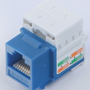 factory produce best seller RJ45 cat5 cat6 180 degree keystone jack for faceplate