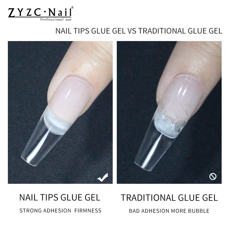 High Quality Professional Quick Building Nail Extend Tool Solid extension UV gel Nail Tips Glue Gel