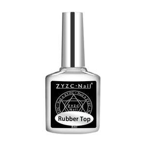 Rubber  top Coat for professional salon nail art use clear color base glue Soak Off UV LED Gel Nails Polish