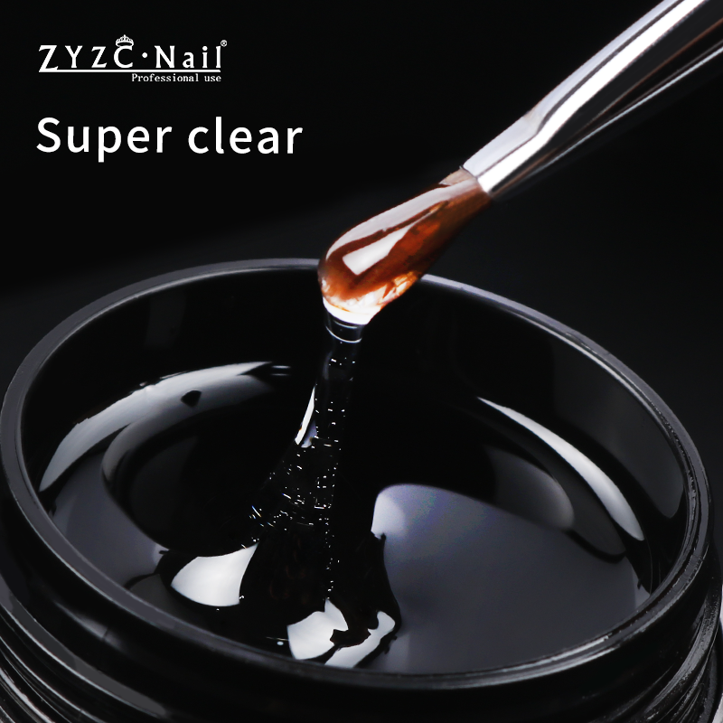 ZYZC OEM Private Label Thick Bonder 4 Color Builder Jar Soak Off UV Hard Gel Building Painless For Nail Extension Sculpting Gel