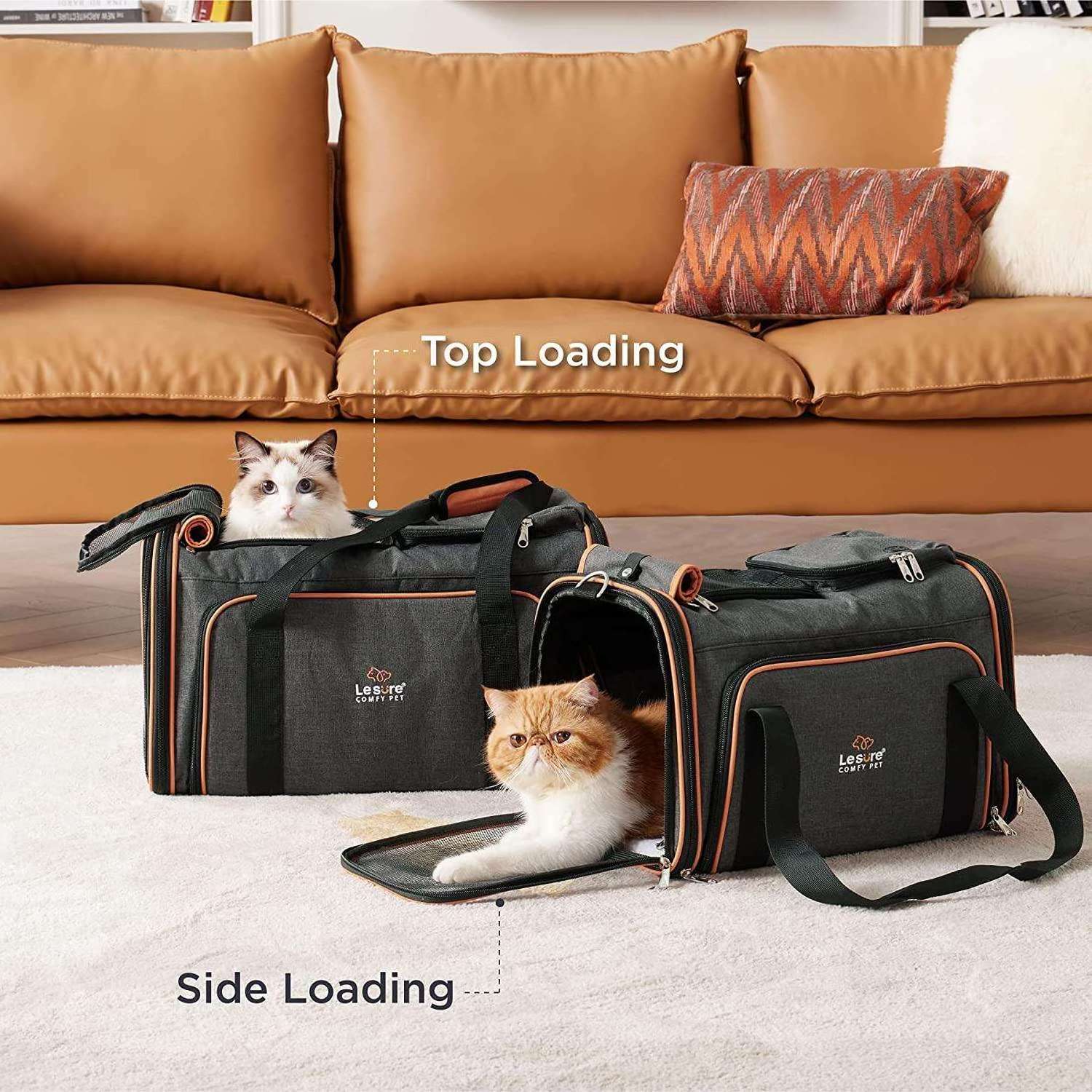 Airline Approved Expandable Foldable Portable Carrying Small Large Soft Sided Puppy Travel Cat Bags Pet Dog Carrier With Wheels