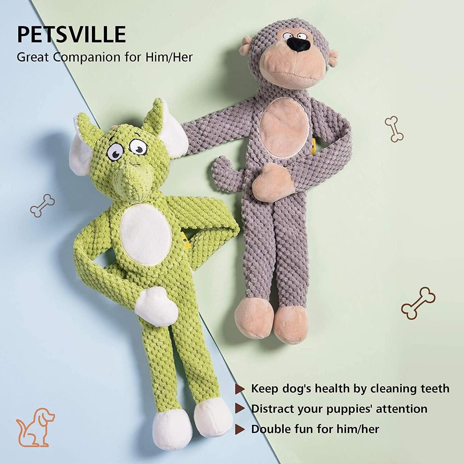 stuff cotton pineapple fabric animal squeak toys dog cat teeth grinding vent training plush toy for pet