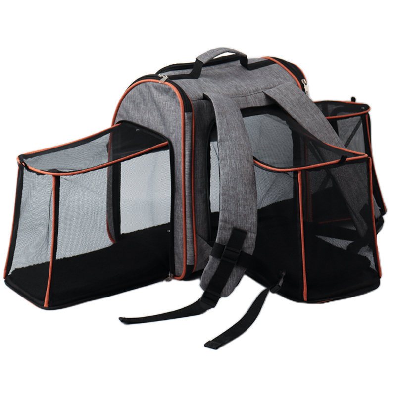 Expandable Dog Cat Pet Carrier Backpack Bag Dog Carrier Backpack For Hiking Travel Camping Outdoor