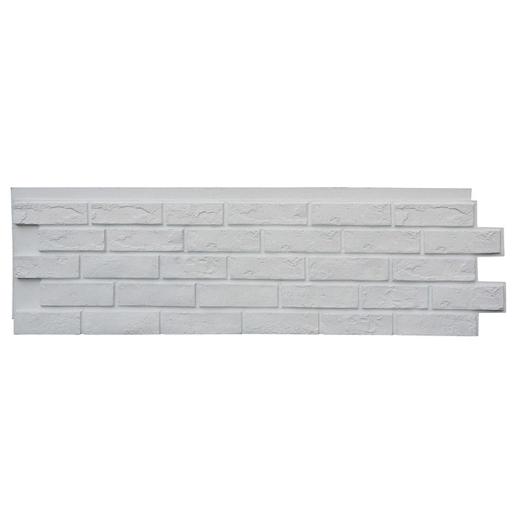 ZYZR Artificial Pu Faux Brick 3d Decoration Pu Stone Wall Panel Cladding Exterior Solid Surface Pu Stone Panel